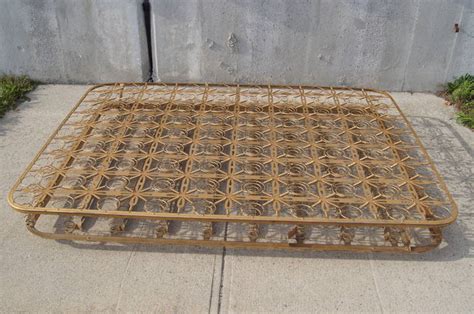 antique steel box springs|vintage metal coil bed spring.